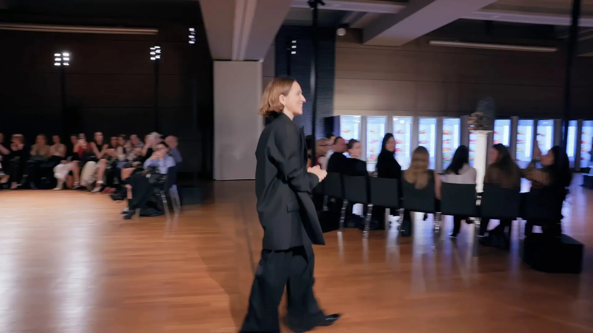 Marie Adam-Leenaerdt takes her bow at the end of the Season 08 show.