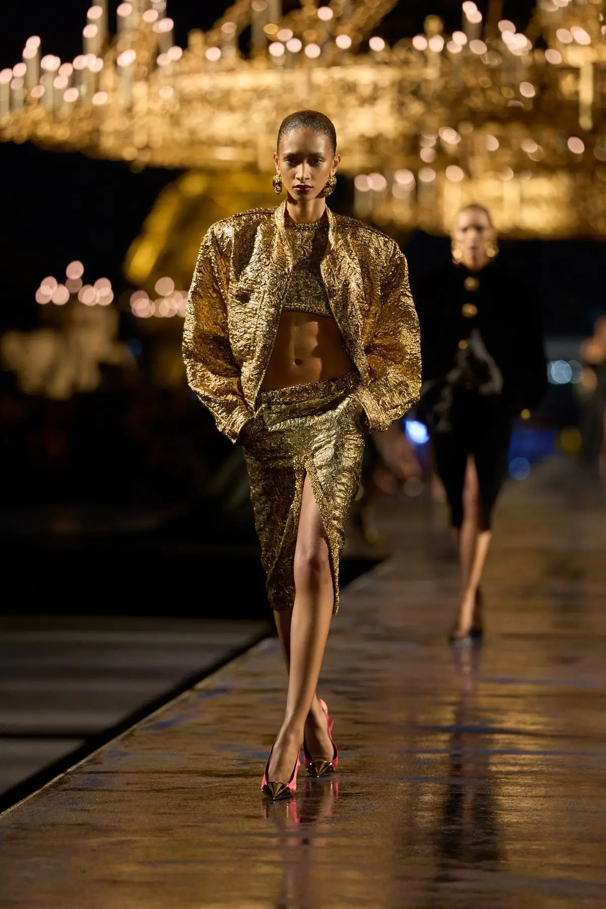 Look 49. The last gold look.