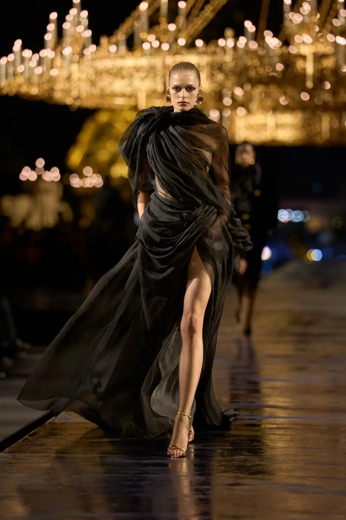 Saint Laurent, Look 57. Then black.